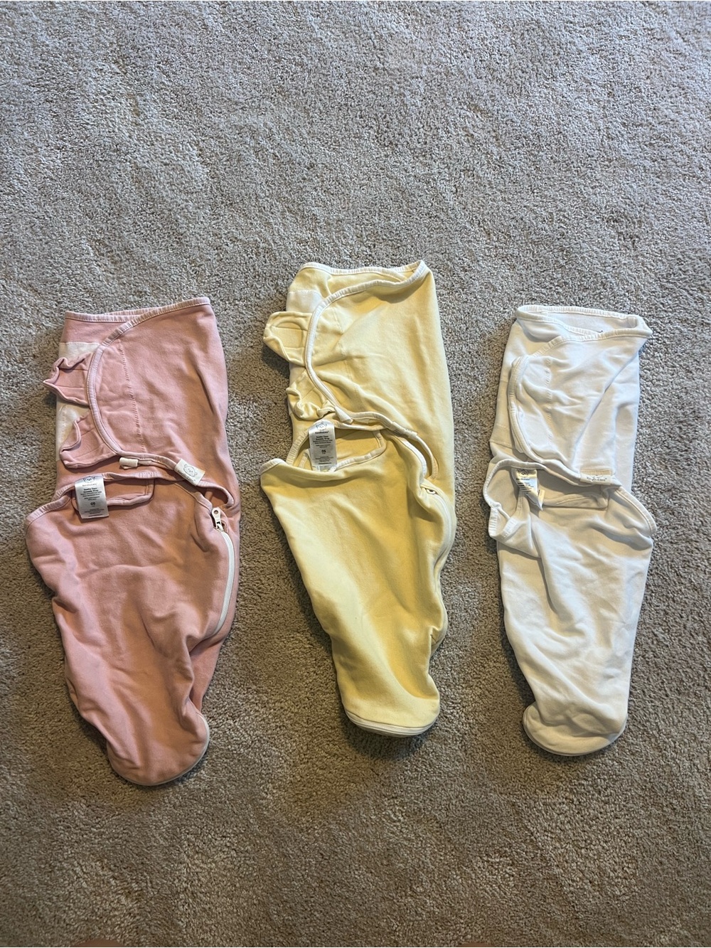 KeaBabies Soft Pink Baby Swaddle Wrap